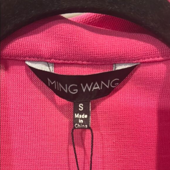 Ming Wang Pink Blazer button front size small - Picture 2 of 10